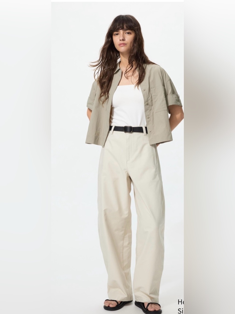Uniqlo Jersey Barrel Pants | Tall Size L